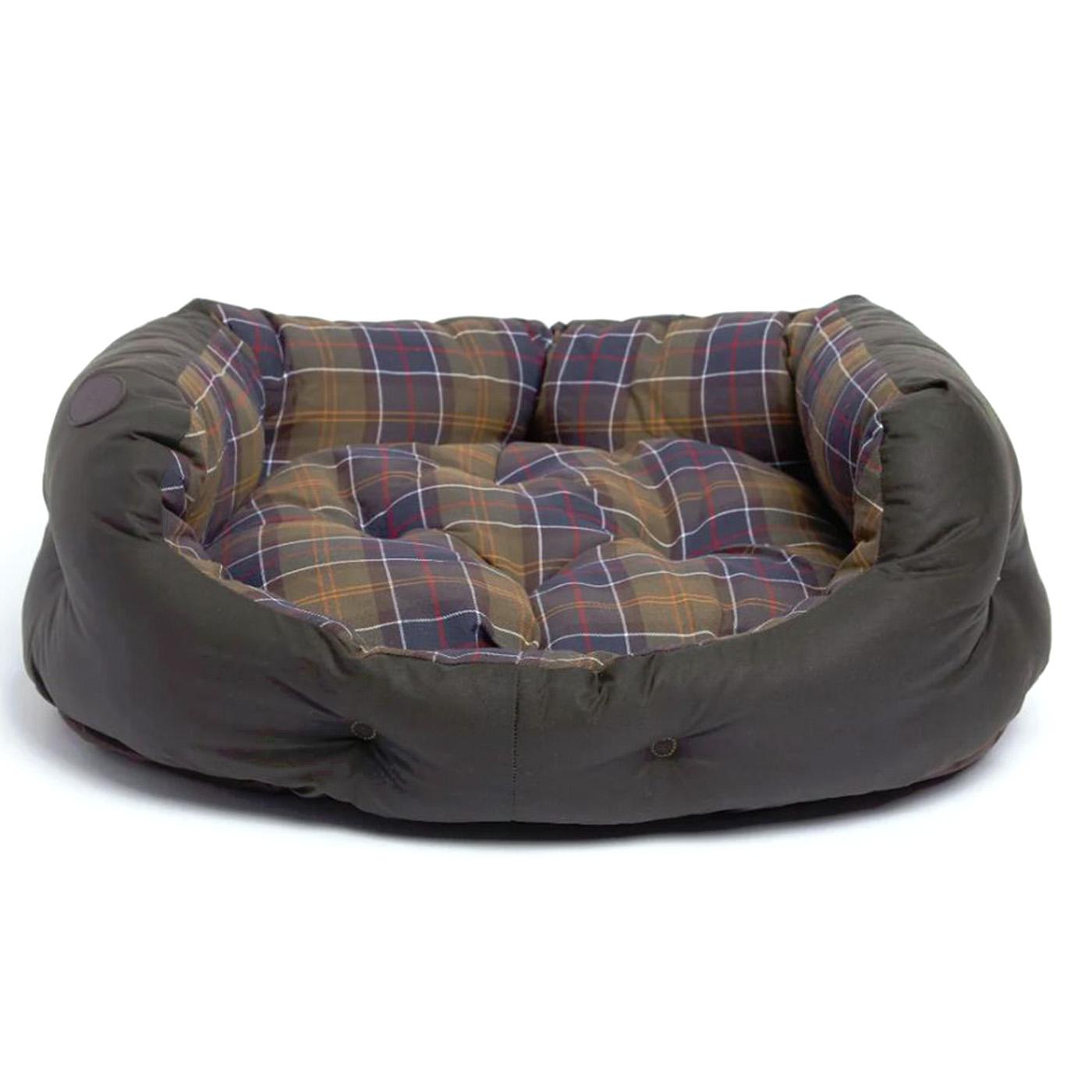 Wax Cotton Dog Bed 30IN Classic / Olive - Cuccia per Cani Multicolore DAC0018-TN11-FW23  BARBOUR 