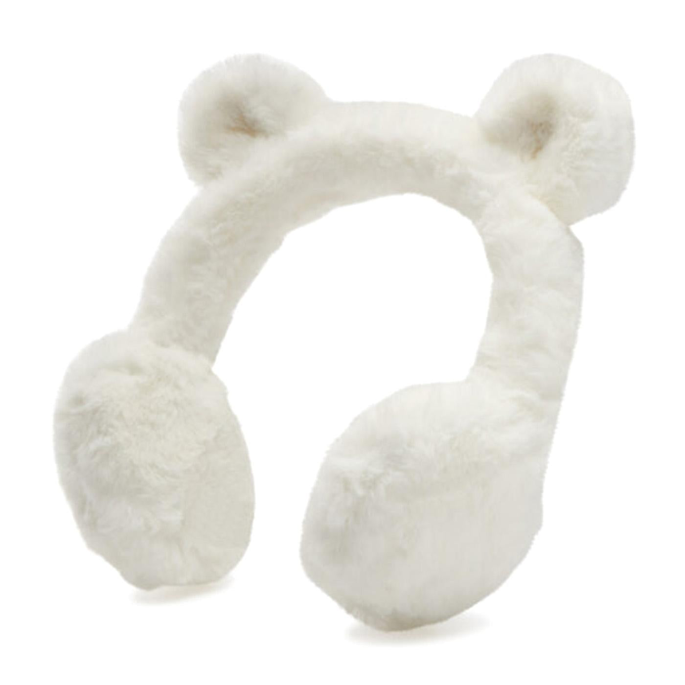 K Faux Fur Earmuff W Ears White - Paraorecchie Bianco 21704-WHT  UGG 