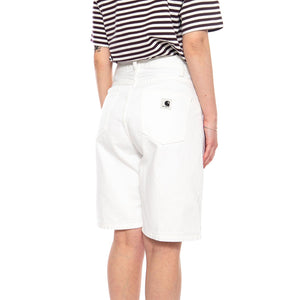 W' Brandon Short White - Pantaloncini Donna Bianchi I037021 0202 CARHARTT WIP 