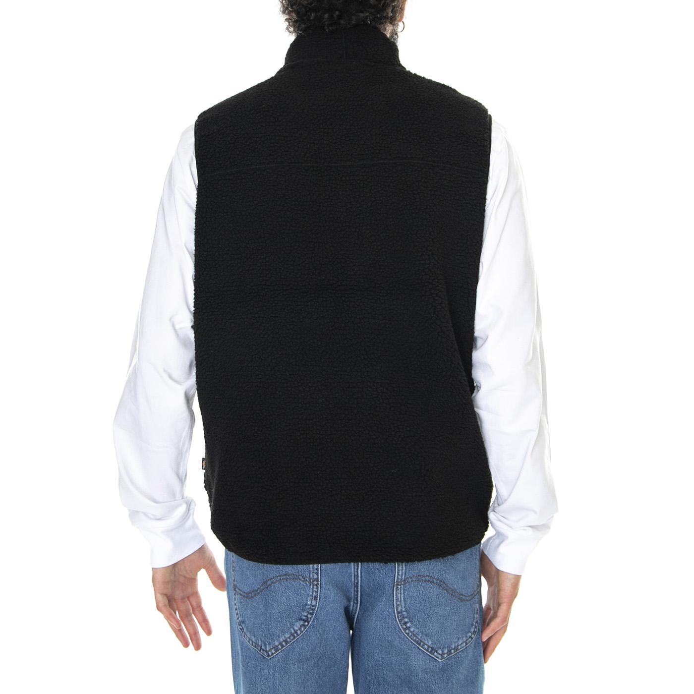 Red Chute Vest Black - Giacca Smanicata Invernale Uomo Nera DK0A4XYMBLK1  DICKIES 