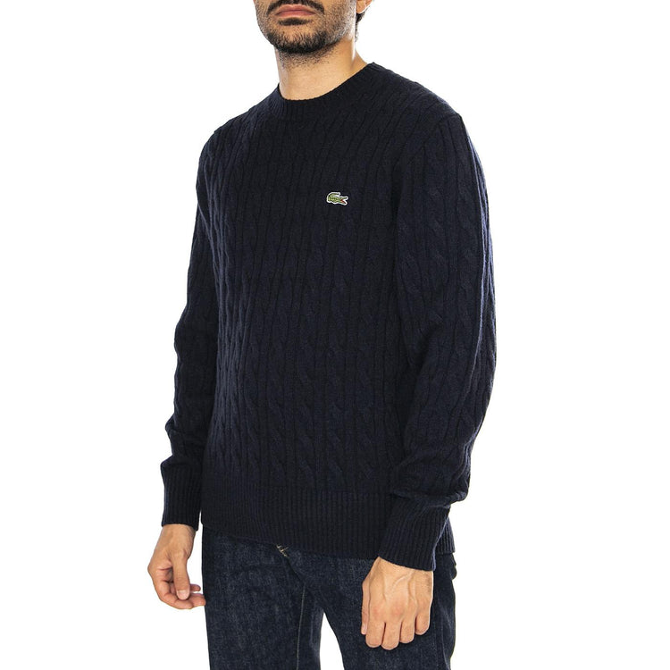 Pullover AH2924-166 - Maglione Girocollo Uomo Blu AH2924-166  LACOSTE 