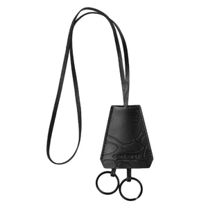 Camo Duck Key Bell Black / Black - Portachiavi in Pelle Nero I035403.00EXX  CARHARTT WIP 