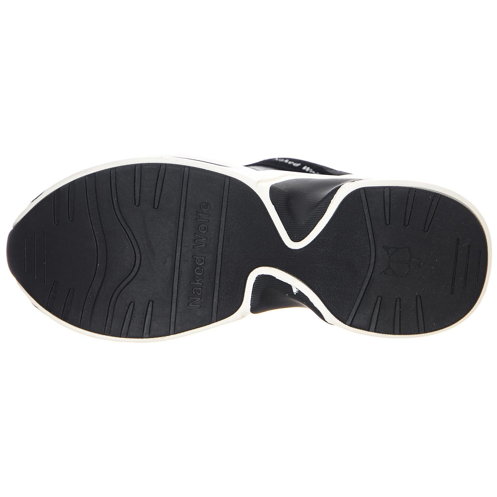 Track Sneakers - Black / White - Scarpe Basse Donna Nere NWSTRACK-BLKWHT  NAKED WOLFE 