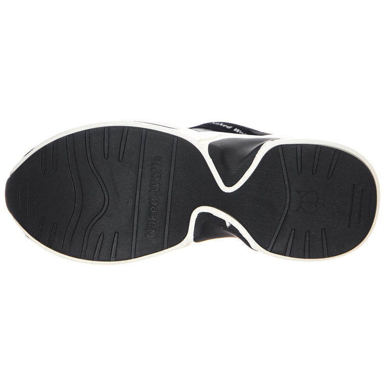 Track Sneakers - Black / White - Scarpe Basse Donna Nere NWSTRACK-BLKWHT  NAKED WOLFE 