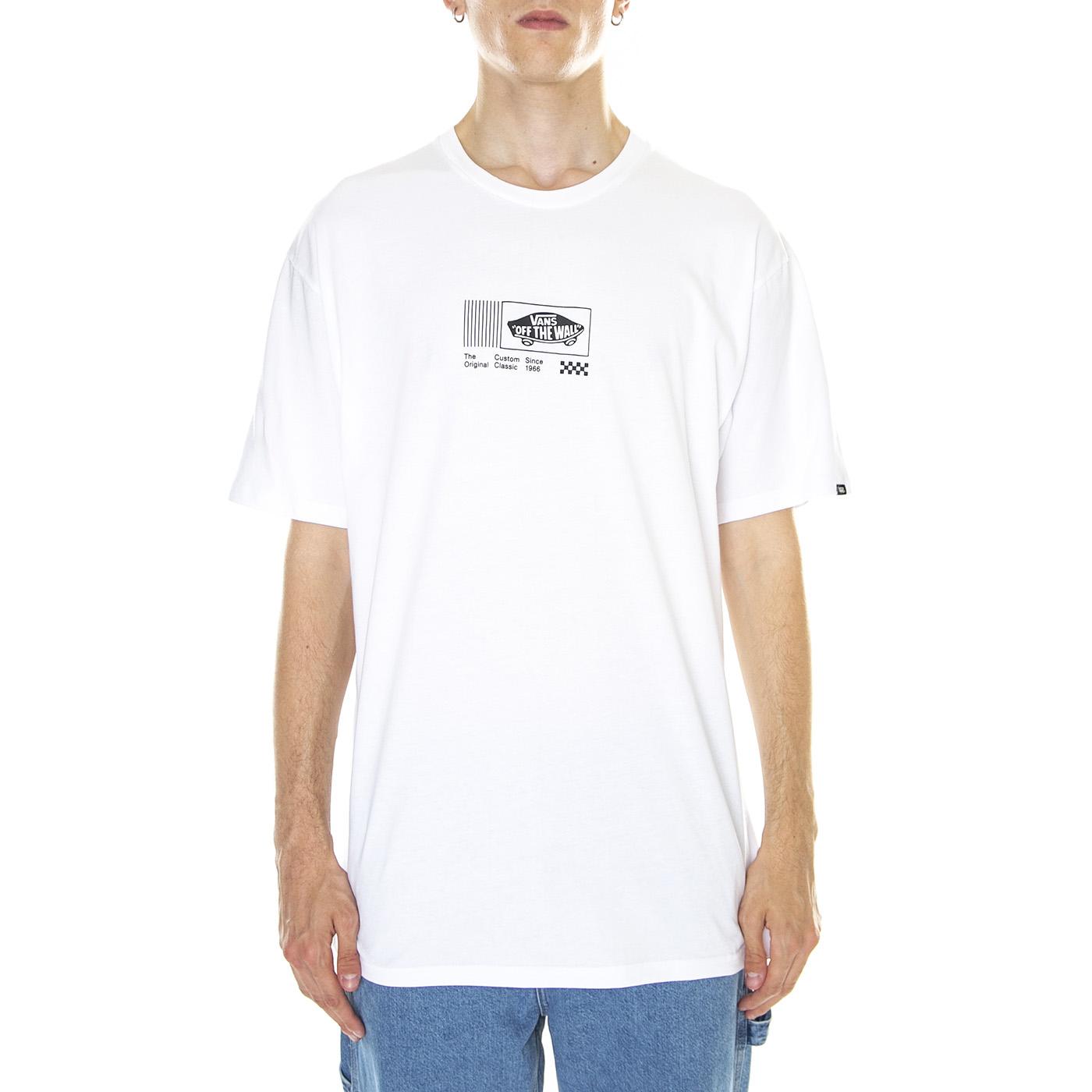 M' Transfixed 3 SS Tee II White - Maglietta Girocollo Uomo Bianca VN0006CUWHT1  VANS 