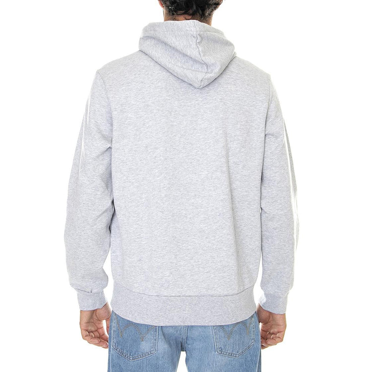 Sweatshirt-Cca - Felpa con Cappuccio Uomo Grigia SH9623-CCA  LACOSTE 