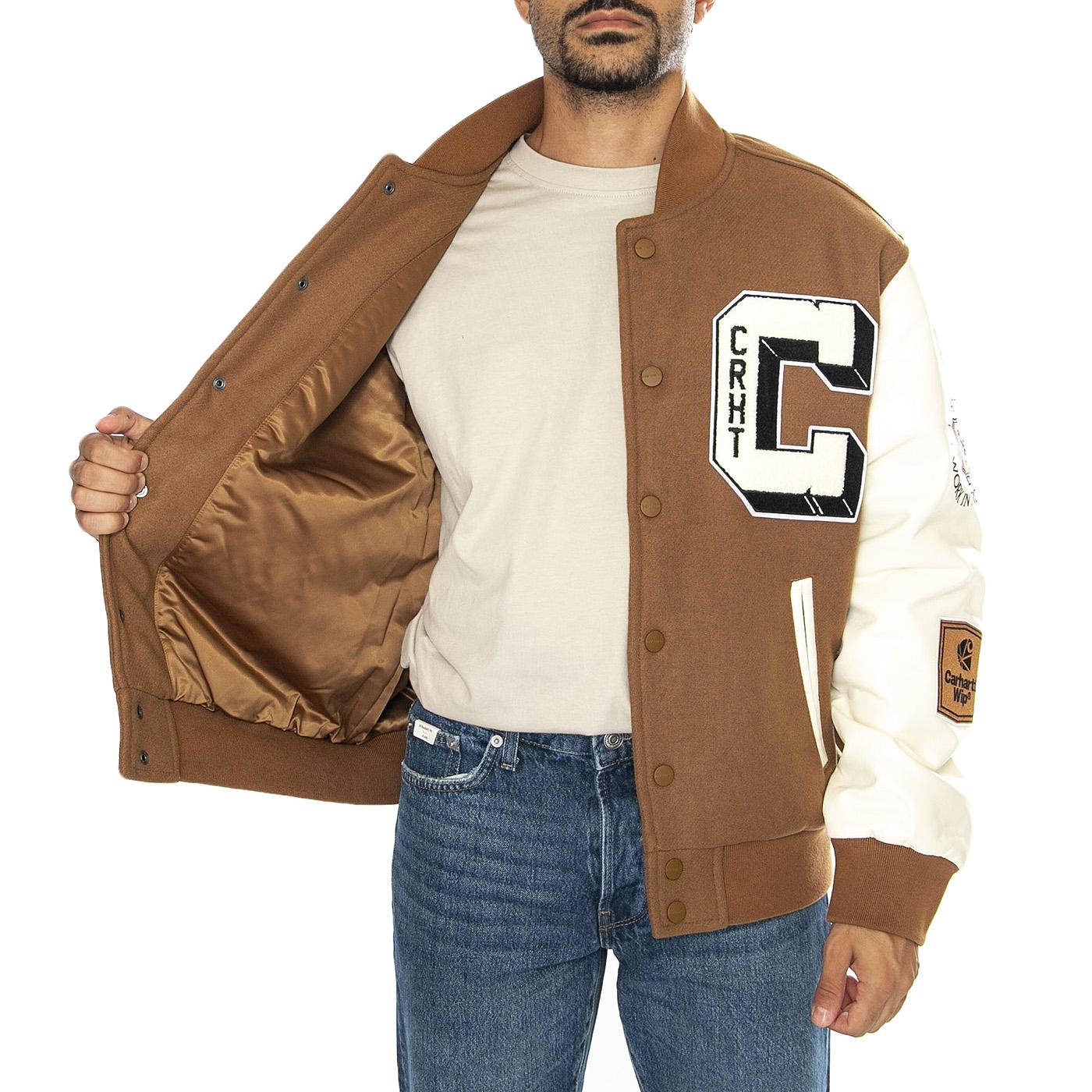 Brown Ducks Bomber Hamilton Brown / Wax - Giacca Uomo Multicolore I033855.1X4XX  CARHARTT WIP 