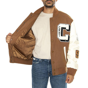 Brown Ducks Bomber Hamilton Brown / Wax - Giacca Uomo Multicolore I033855.1X4XX  CARHARTT WIP 