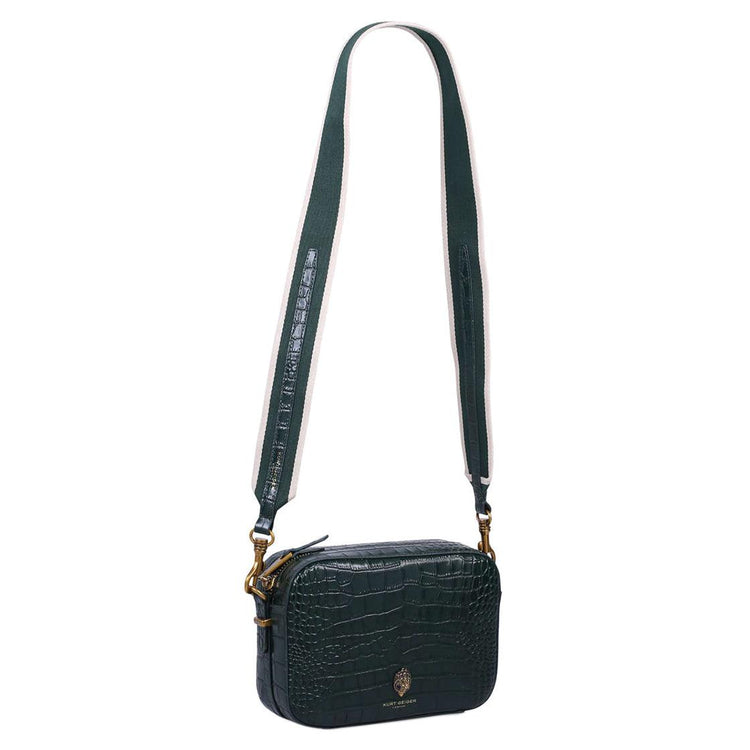 Shoredicth Camera - Borsa a Tracolla in Pelle Verde Scuro KGA8474171119-71  KURT GEIGER 