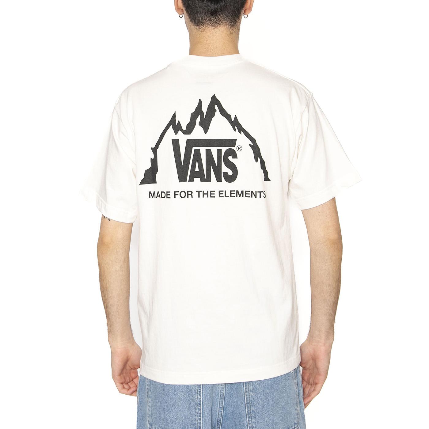 MTE Crestlines SS Tee Egret - Maglietta Girocollo Uomo Bianca VN000JQPC9F1  VANS 