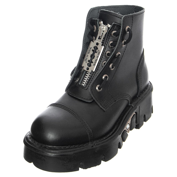 M-Mili 214 Boots - Crust Negro / Reactor Negro - Stivali Donna Neri 38 NRSM-MILI214ASA-C3  NEW ROCK 