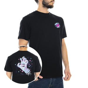  Crystal Hand T-Shirt Black  SANTA CRUZ 