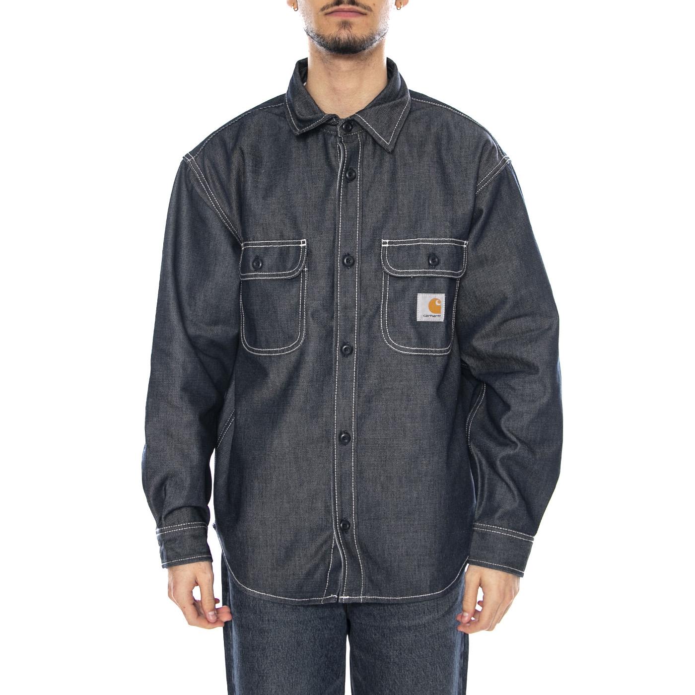 Tigan Shirt Jac - Giacca Uomo Denim Blu I036263 101 CARHARTT WIP 