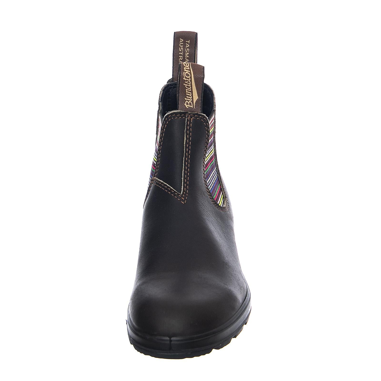 Classic Leather 1409 Ankle Boots - Brown / Stripes - Stivaletti alla Caviglia Donna Marroni / Multicolore 1409-1409-FW20  BLUNDSTONE 