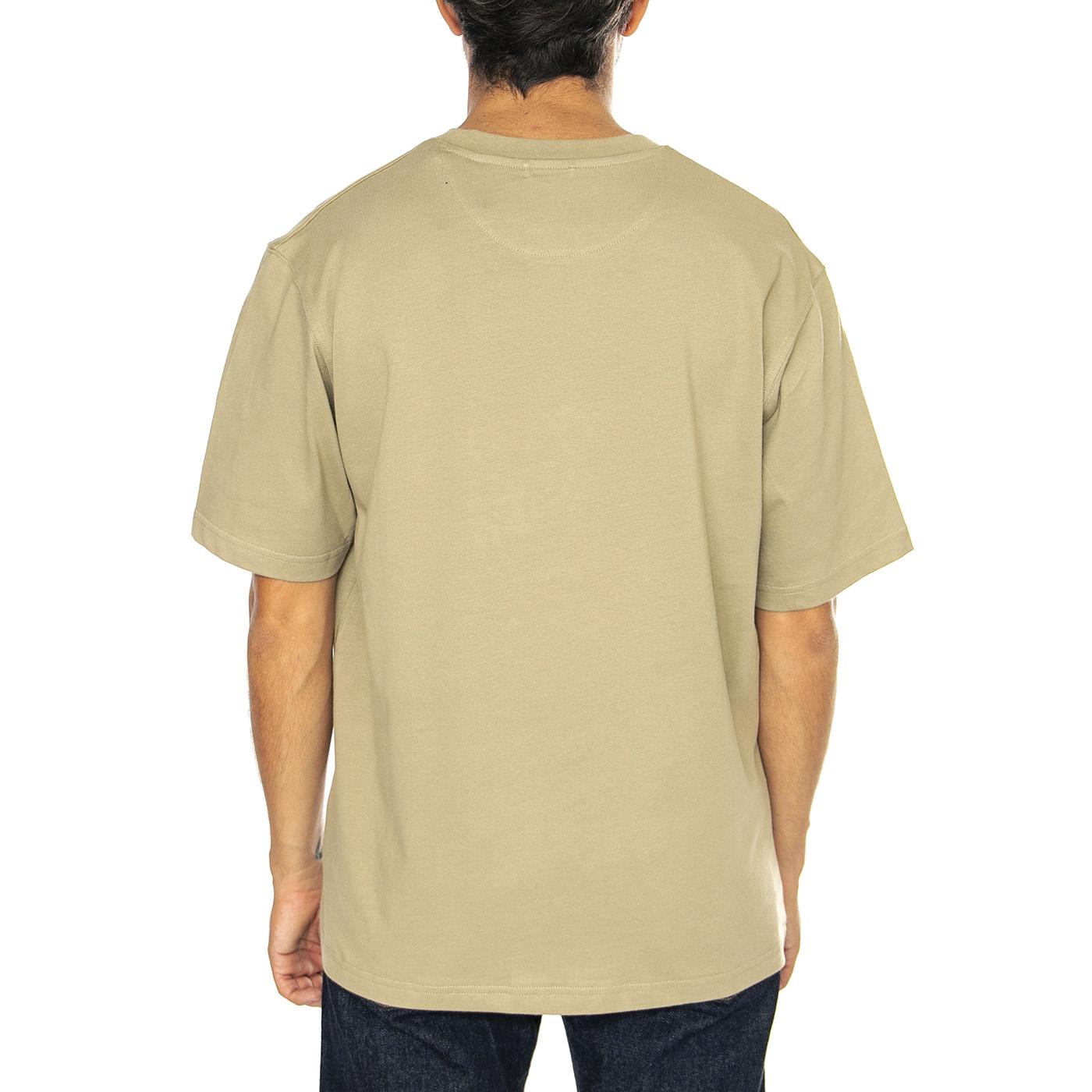 Reverence Print T-Shirt Slate Green - Maglietta Girocollo Uomo Verde PFD0492-K67  PENFIELD 