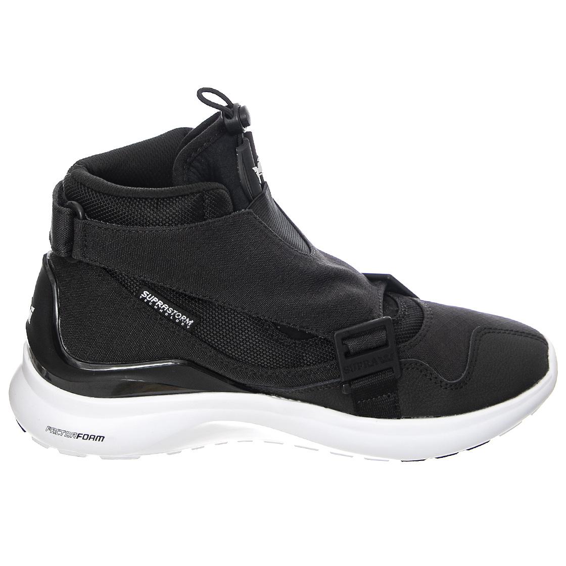 Factor Endure - Scarpe Stringate Profilo Alto Uomo Nere / Grigie 06374-042  SUPRA 