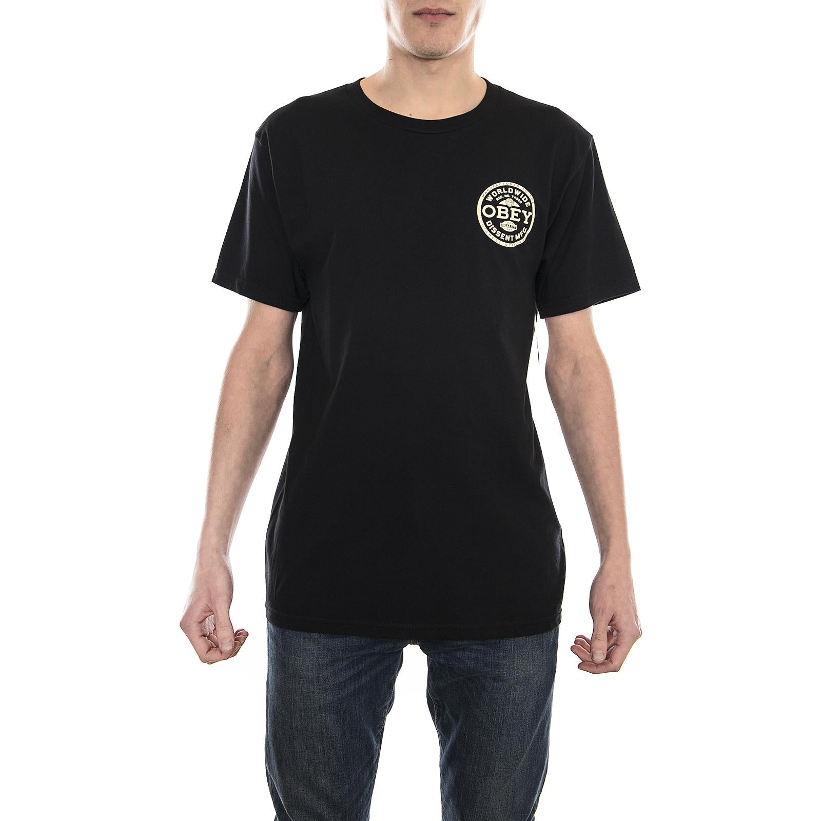 OBEY DISSENT STANDARDS BLACK 165361681-BLK  OBEY 