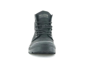 Pampa Hi Supply Lth Black / Black - Scarpe Stringate Profilo Alto Uomo Nere PAS77963-001-M  PALLADIUM 