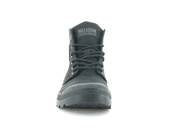 Pampa Hi Supply Lth Black / Black - Scarpe Stringate Profilo Alto Uomo Nere PAS77963-001-M  PALLADIUM 