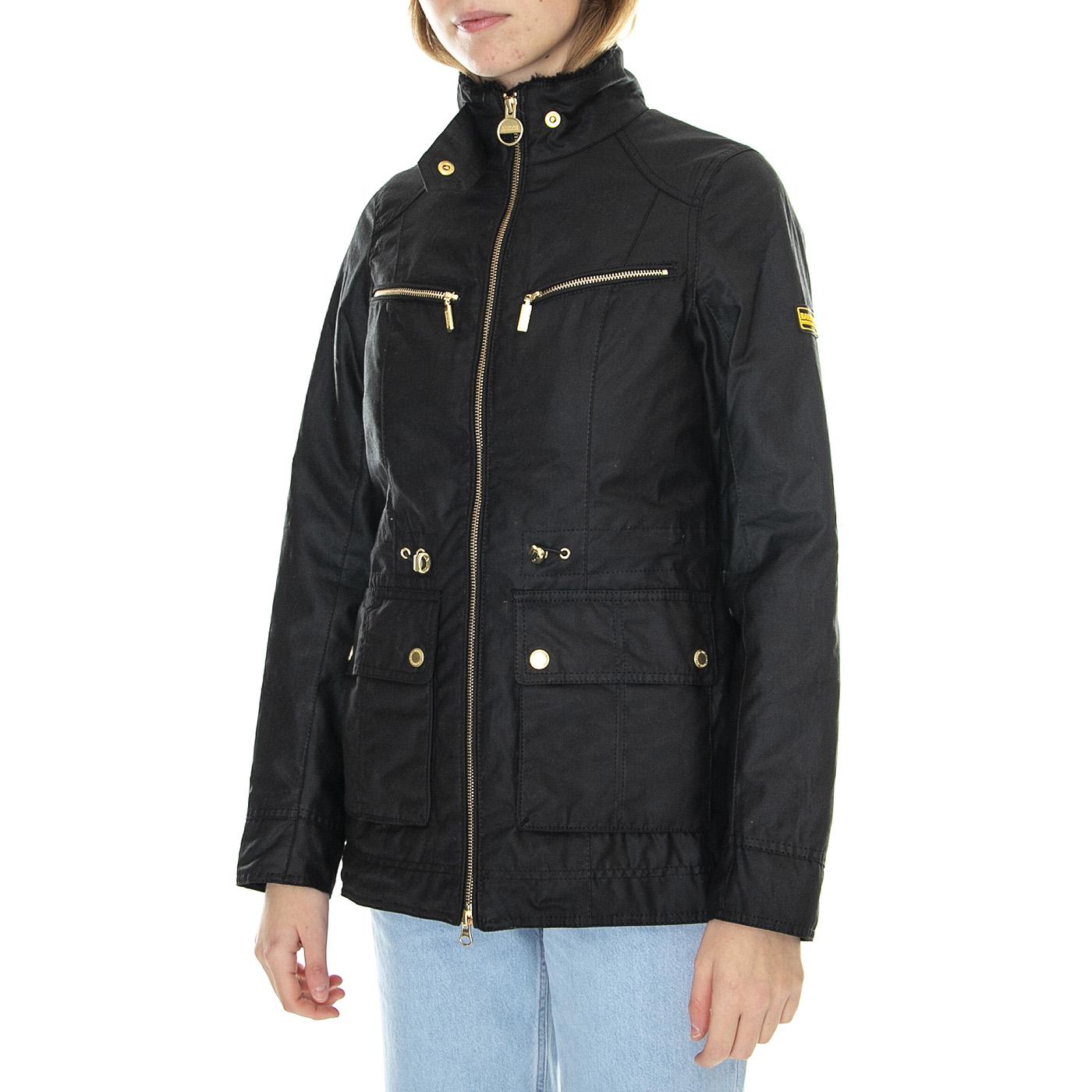 Panorama Wax Black - Giacca Invernale Donna Nera 222MLWX1254-BK11  BARBOUR 