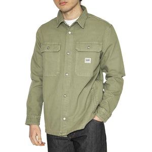 Workwear Overshirt Mercantile Green - Camicia Uomo Verde 112364123  LEE 
