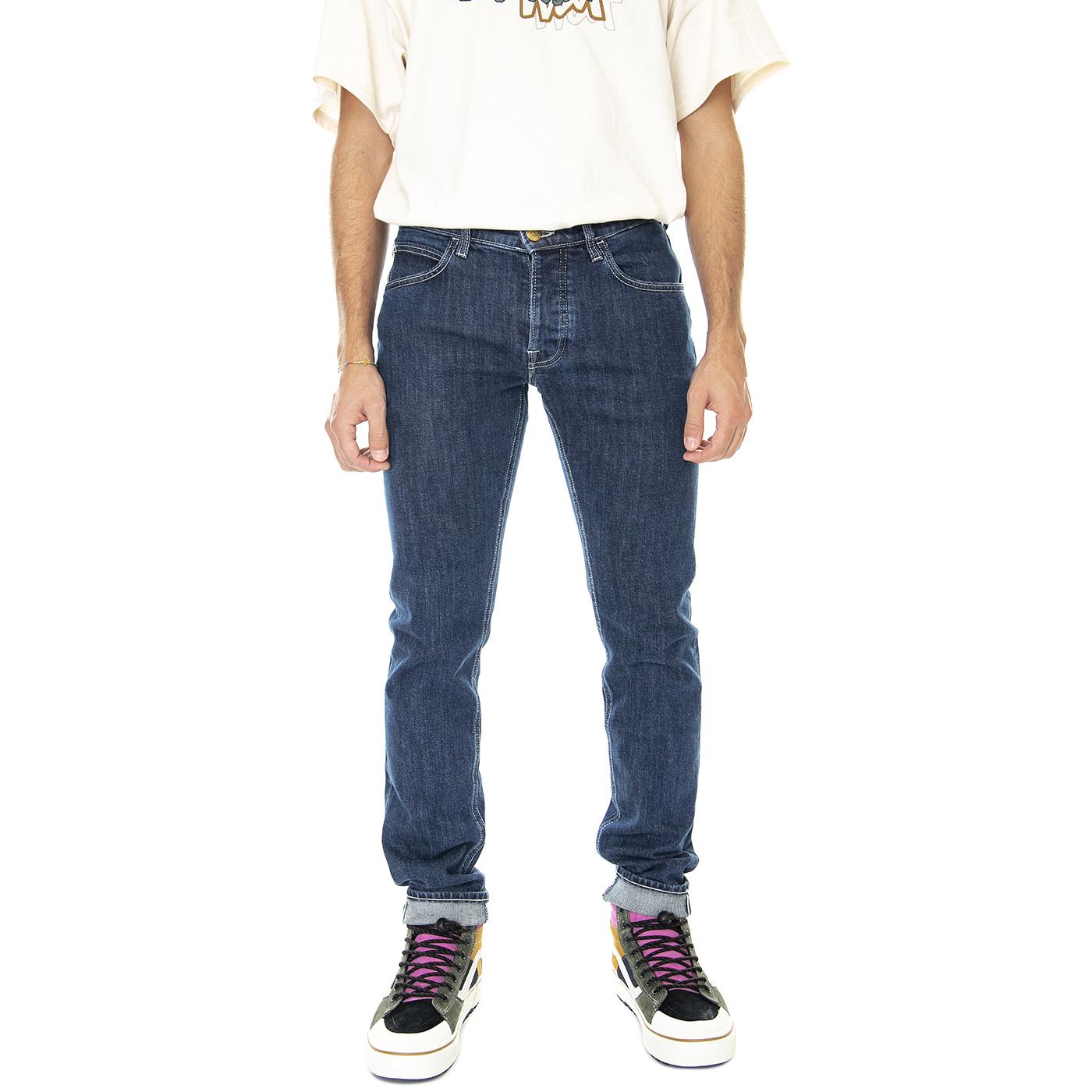 Luke Button Fly Stone Esme-L70SNIWF - Pantaloni Denim Jeans Uomo Blu 112322027  LEE 