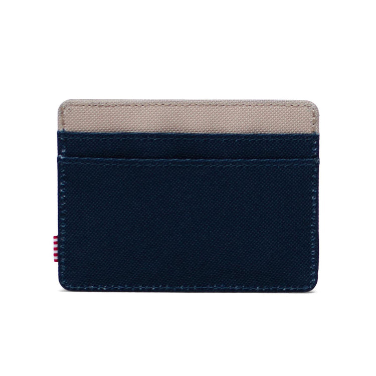 Charlie Cardholder Black Iris Twill - Portacarte Multicolore 30065 06231 HERSCHEL 