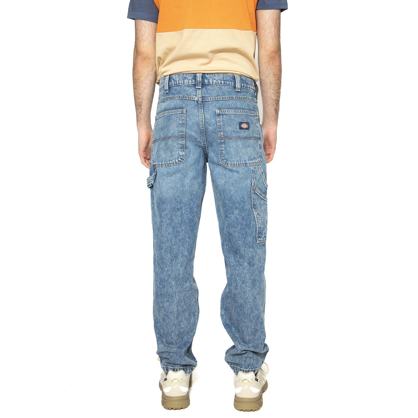 Garyville Denim Rinsed Fade - Pantaloni Denim Jeans Uomo Blu DK0A4XECK211  DICKIES 