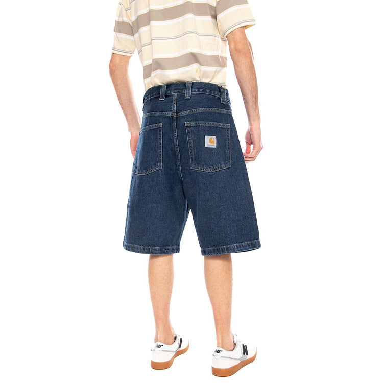 Brandon Short Blue - Bermuda Denim Jeans Uomo Blu I037161 0106 CARHARTT WIP 