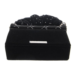 Kensington Velvet Mini - Borsa a Tracolla in Velluto Nero KGA3614309609-09  KURT GEIGER 