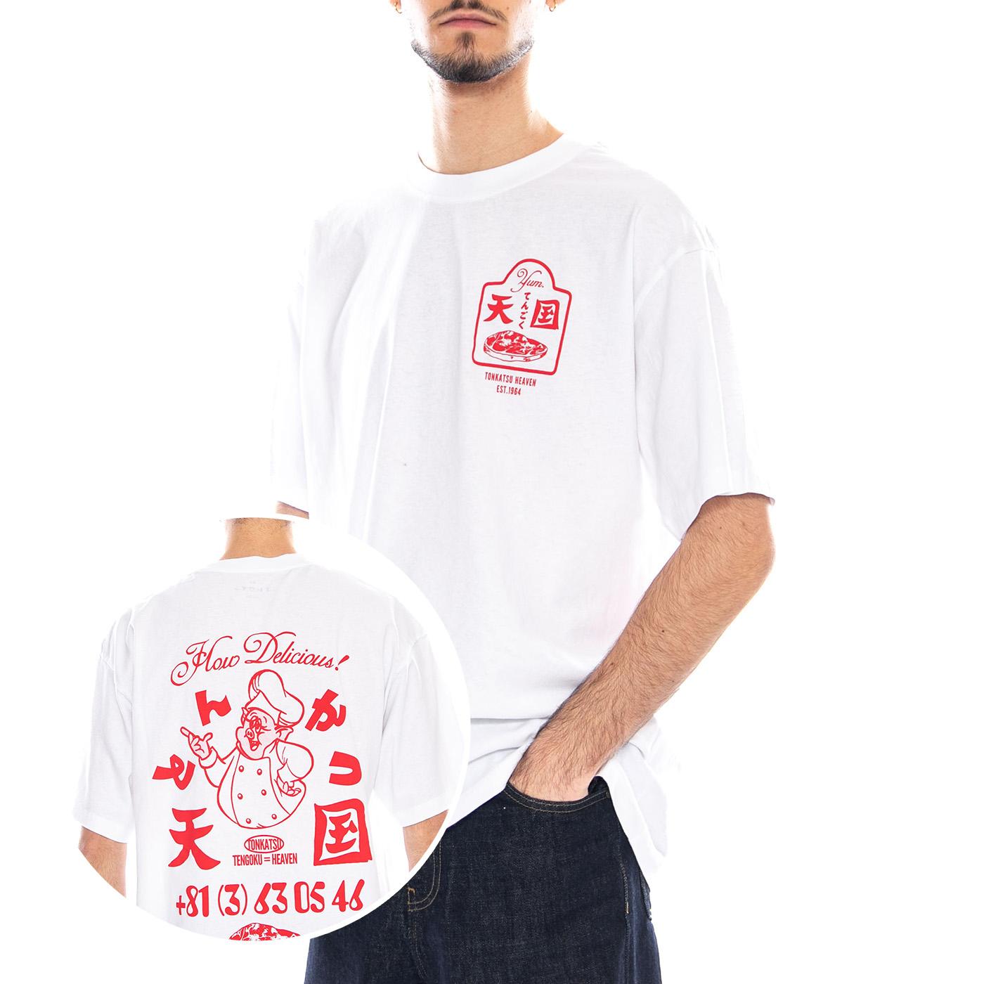 Tonkatsu TS - Maglietta Girocollo Uomo Bianca I036395. 02.67 EDWIN 