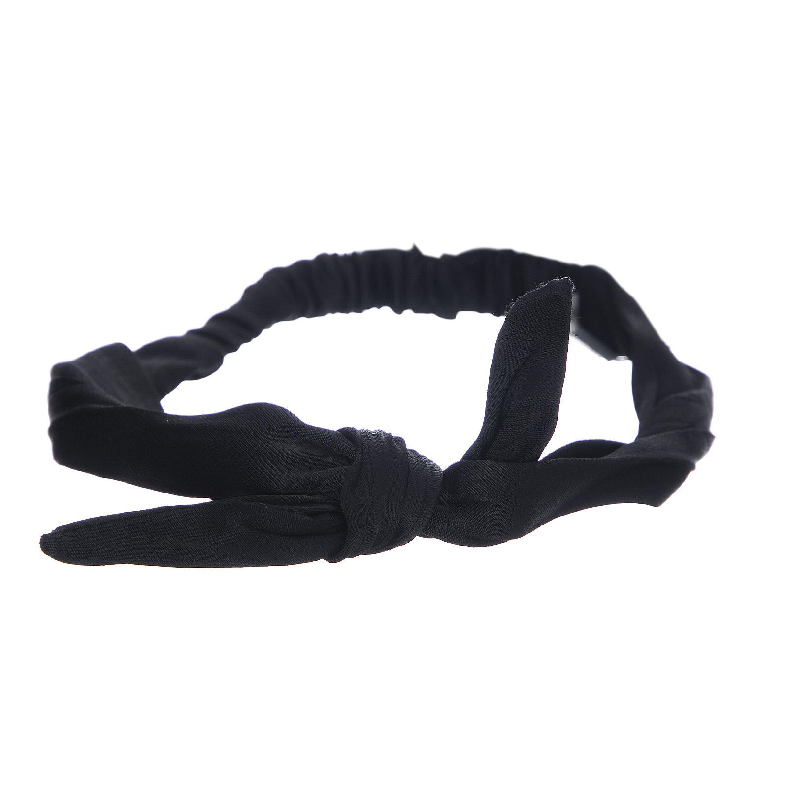Sakina Headband - Black - Fascia per Capelli con Fiocco Nera 144950130-999  MINIMUM 