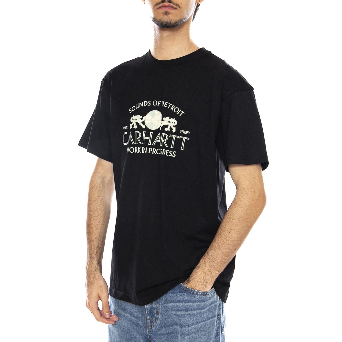 S/S Gatecrasher T-Shirt Black - Maglietta Girocollo Uomo Nera I035481.89XX . CARHARTT WIP 