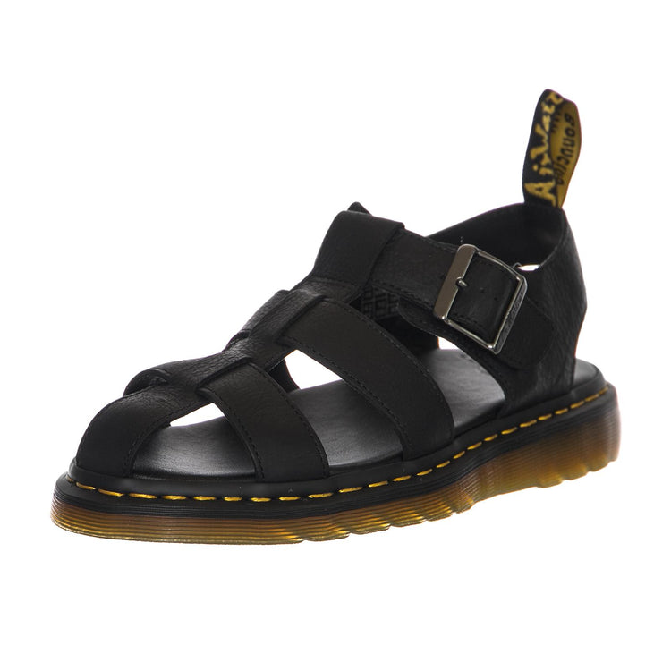 Galia Sandals - Carpathian Black - Sandali Uomo / Donna Neri DMSGALBKCA21899001  DR.MARTENS 
