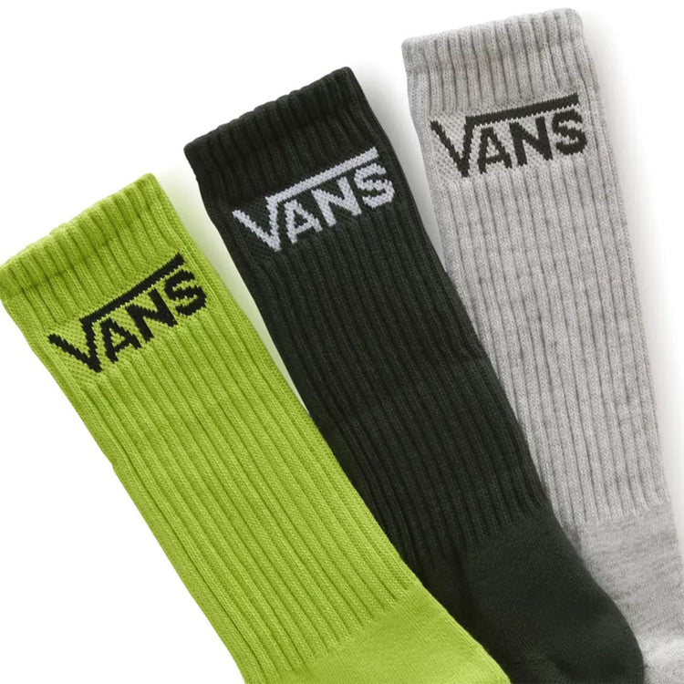 Mn Classic Crew (9.5-13 - 3 Pack) Mountain View Socks - Set da Tre Paia di Calzini Multicolore VN000XSEBD61  VANS 
