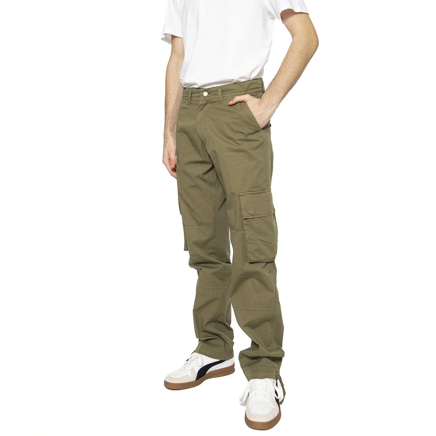 Light Cargo Black Pant Green - Pantaloni Uomo Verdi 6080149-12365  CAT 