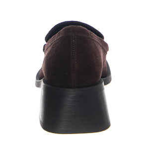 Blanca Cow Suede Espresso Shoes Loafer - Scarpe Donna Marroni VBS5417-640-36  VAGABOND 