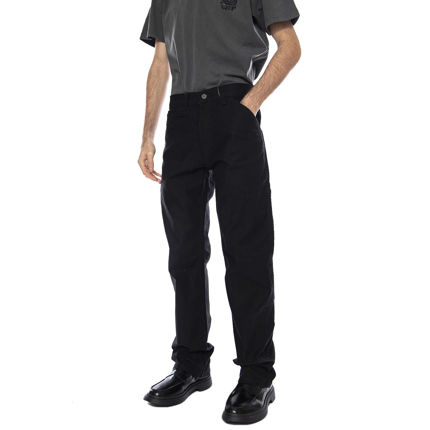 Levi's Mens 505 Workwear Regular Fit Utility Pants - Pantaloni Denim Jeans Uomo Neri 34233-0000 . LEVIS 