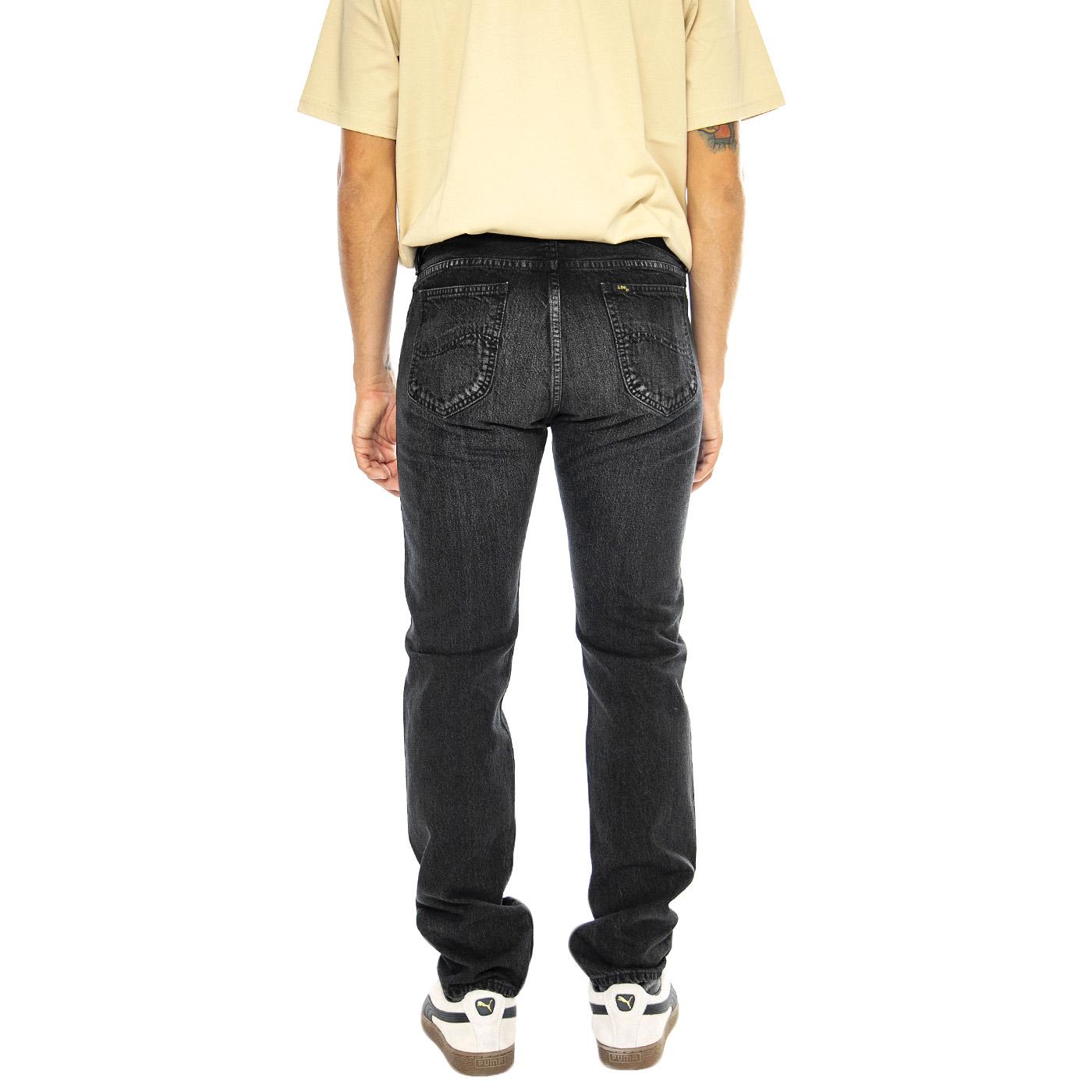 101 Rider Leadfiled - Pantaloni Denim Jeans Uomo Nero 112356721-BLACK  LEE 