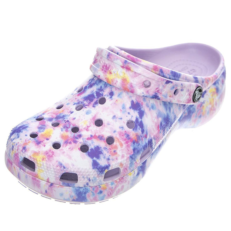 Classic Platform - Sandali Donna Multicolore / TieDye Graphic / Lavender CR.207151-LVMT  CROCS 