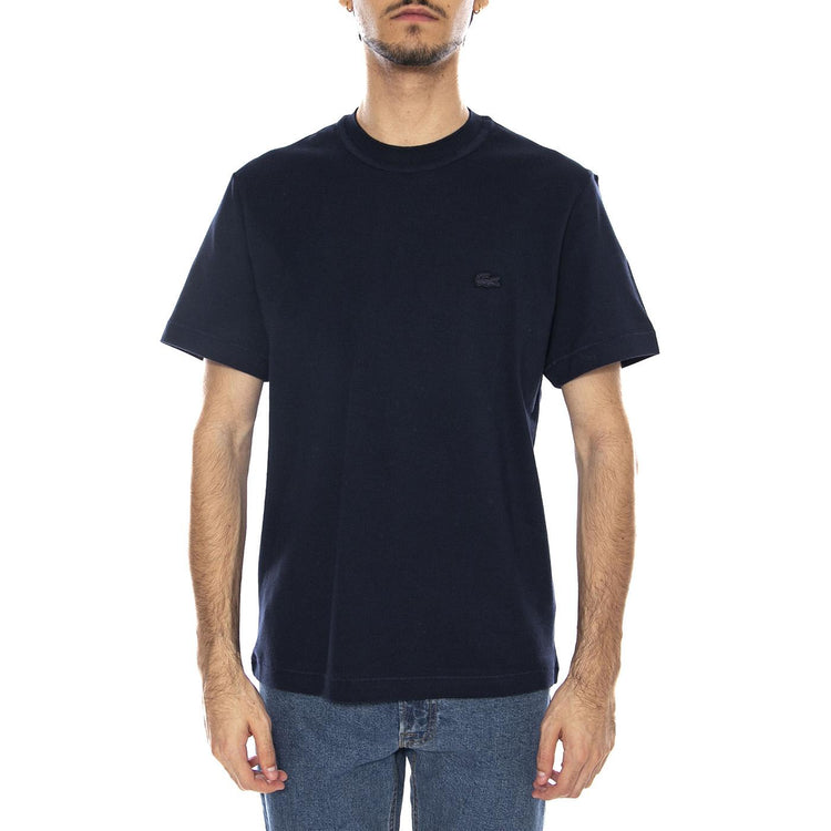 T-Shirt 166 Black - Maglietta Girocollo Uomo Blu TH5477-166 . LACOSTE 