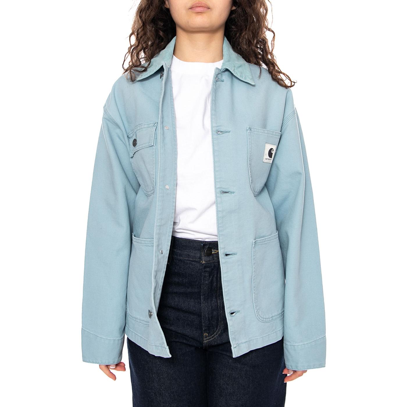 W' OG Michigan Coat Tourmaline - Giacca Donna Blu I034843 3ND4O CARHARTT WIP 