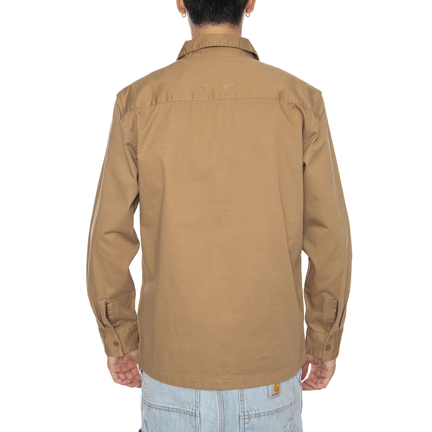 Autunno / Inverno - LS Workwer WW Tiger's Eye Twill Brown - Camicia Uomo Marrone 003O2-0001 . LEVIS 