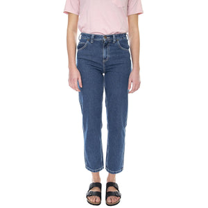 Womens Ellendale Denim Jeans - Classic Blue - Denim Jeans Donna Blu DK0A4XEKCLB1  DICKIES 