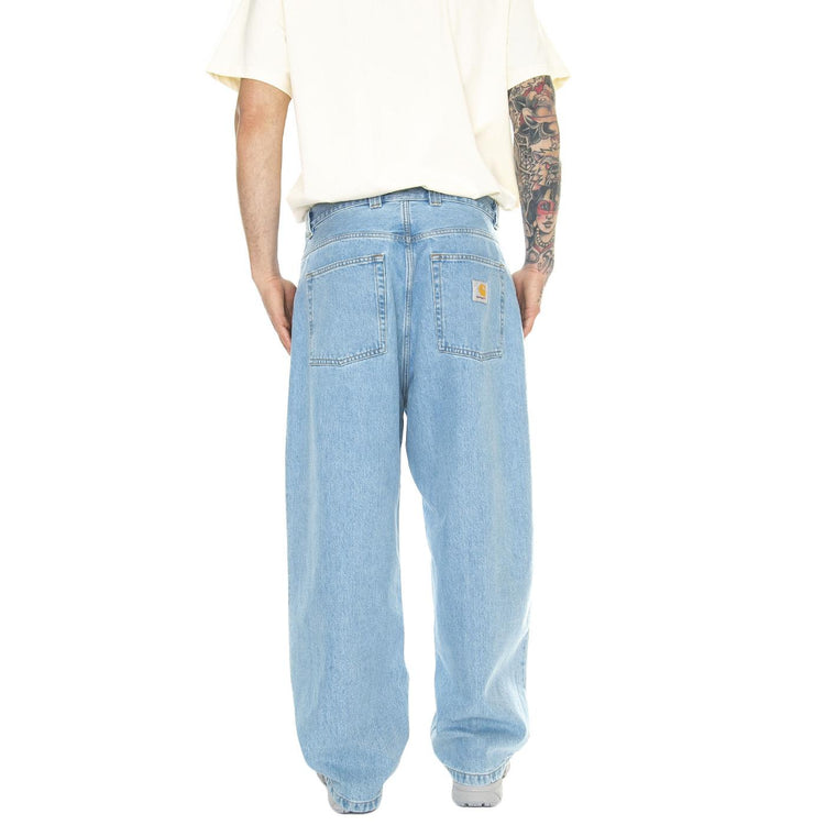 Brandon Pant Blue /heavy stone bleached - Pantaloni Denim Jeans Uomo Blu I031246.01A3  CARHARTT WIP 