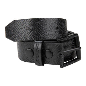 Botanical Belt Black - Cintura Nera in Poliuretano SCA-BEL-0141  SANTA CRUZ 