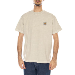 S/S Vista T-Shirt Fleur De Sel - Maglietta Girocollo Uomo Beige I030780.2LPGD  CARHARTT WIP 