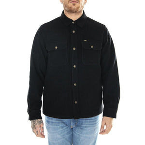 101 Overshirt Washed Black - Giacca Invernale Uomo Nera 112341803  LEE 