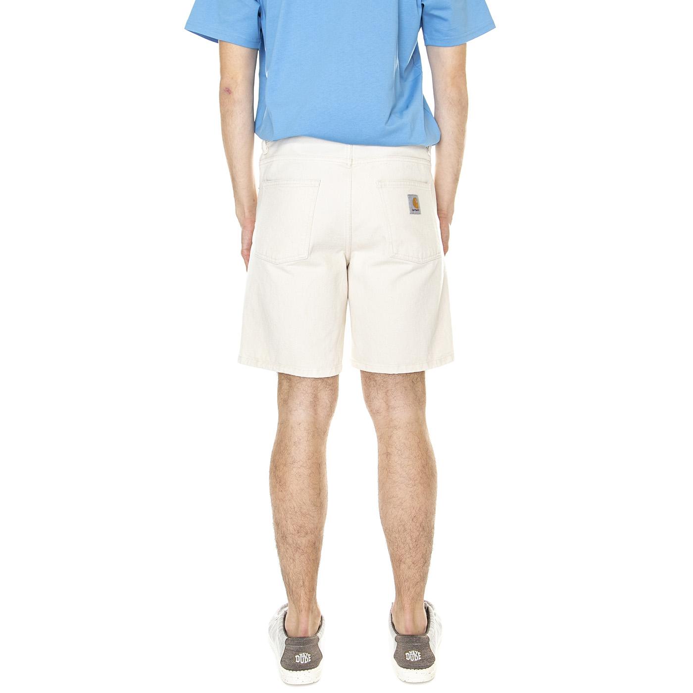 M' Newel Short Natural Stone Washed - Bermuda Uomo Bianchi I029149-0506  CARHARTT WIP 