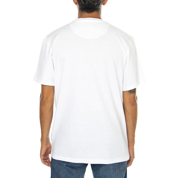 Penfield Printed Chest Pocket Bright White - Maglietta Girocollo Uomo Bianca PFD0161-002  PENFIELD 